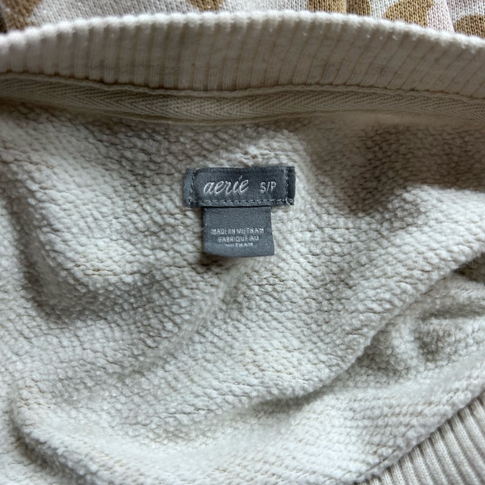 Aerie Leopard Print Sweatshirt - Picture 3 of 7